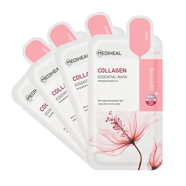 Mediheal Official Best Korean Sheet Mask  Collagen Essential Face Mask 20 Sheets Lifting and Firming For All Skin Types Value Sets