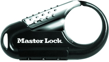 Master Lock 1547D Set Your Own Combination Backpack Lock 3516 in Wide with 1316 in Shackle Black
