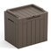 Greesum 31 Gallon Resin Deck Box All Weather Outdoor Storage Boxes for Patio Furniture SetOutdoor ToysGarden ToolsBrown