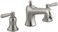 KOHLER KT105924BN Bancroft DeckMount Bath Faucet Trim Vibrant Brushed Nickel