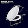 KOHLER K46367 Cachet Elongated GripTight Bumpers QuietClose Release Hinges QuickAttach Hardware No Slam Toilet Seat Black