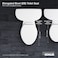 KOHLER K46367 Cachet Elongated GripTight Bumpers QuietClose Release Hinges QuickAttach Hardware No Slam Toilet Seat Black