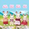 Calico Critters Hopscotch Rabbit Family Dolls Doll House Figures Collectible Toys