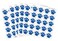Teacher Created Resources 120 Blue Paw Prints Stickers 5747
