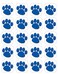 Teacher Created Resources 120 Blue Paw Prints Stickers 5747
