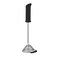 Dreamfarm Smood OneHanded  Ergonomic SoftGrip StainlessSteel Vegetable  Potato Masher with Silicone Bowl Scraper  Black