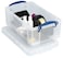 Really Useful Plastic Storage Box 5 Litre Clear