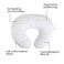 Boppy Nursing Pillow Bare Naked Original Support Boppy Pillow Only Nursing Pillow Cover Sold Separately Ergonomic Nursing Essentials for Breastfeeding and Bottle Feeding with Firm Fiber Fill