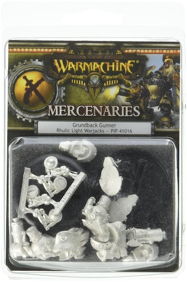 Privateer Press  Warmachine  Mercenary Grundback Gunners Model Kit