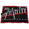 Sunex Tools 9917MA Metric VGroove Combination Wrench Set 8mm  19mm Fully Polished 12Piece Includes RollCase