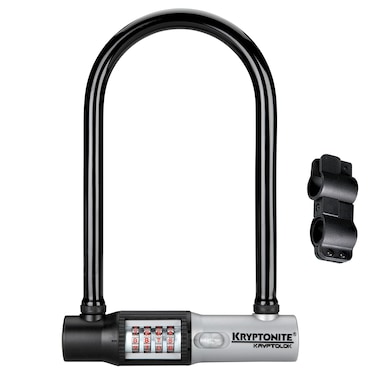 Kryptonite Ulock 12mm Hardened Carbon Steel Shackle 4Digit Resettable Combination Black