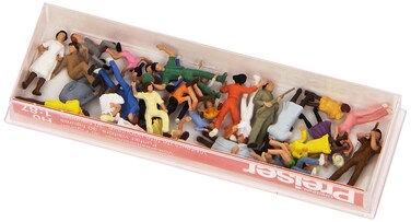Preiser 14414 Funfair Visitors Package30 HO Model Figure