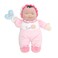 JC Toys Lil Hugs Asian Pink Soft Body  Your First Baby Doll  Designed by Berenguer  Ages 0 Light Pink 12 inches