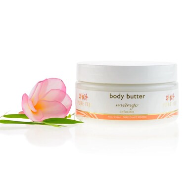PURE FIJI Body Butter  Moisturizer Body Butter Cream  Face Cream and Body Lotion for Dry Skin with Natural Oils  Vitamin E Body Butter For Women for MenMango 8oz