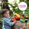 Edushape JungleThemed Soft Baby Blocks for Toddlers 13 28 Pieces  EduBlocks Soft Blocks Foam Blocks  Stacking Blocks Building Blocks for Daycares and Preschools