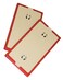 ZipWall 2Pack NonSkid Plate NSP2 Red Small