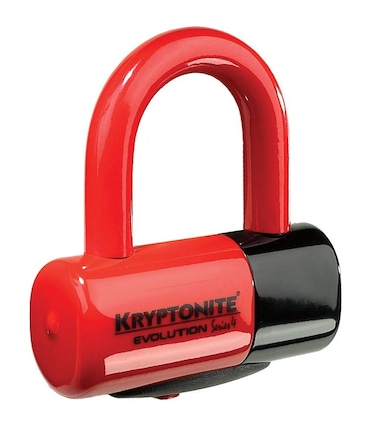 Kryptonite Evolution Series 4 Bicycle Disc Bike Lock Red