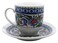 Turkish Coffee Cup and Saucer 6 Sets 12 Pieces