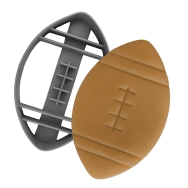 Moose Goods American Football Cookie Cutter 35 Inch  Sports Cookie Cutters Shapes  Stamp football Cookie Cutter for DIY Baking Supplies
