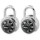 Master Lock 1500T Locker Lock Combination Padlock 2 Pack Black