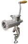 Weston 10 Manual Tinned Meat Grinder and Sausage Stuffer  45mm  10mm plates  3 sausage funnelsSilver