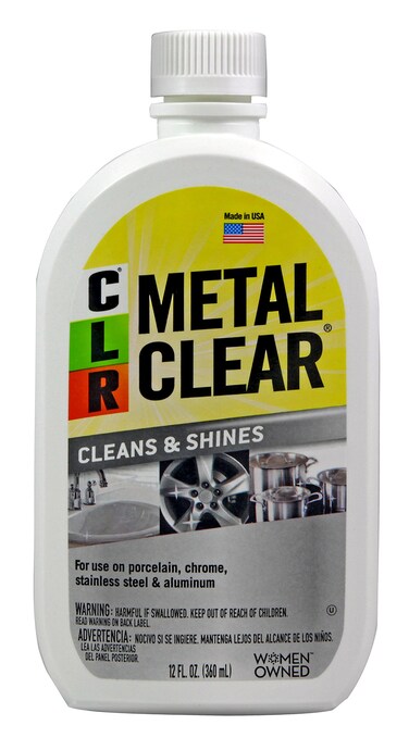 CLR Metal Clear Cleans and Shines Porcelain Chrome Stainless Steel and Aluminum 12Ounce Bottle