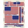 Pine Car Derby USA Flags Decal 4875 by 3875Inch