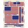 Pine Car Derby USA Flags Decal 4875 by 3875Inch