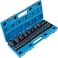 VEVOR Impact Socket Set 12 Inches 26 Piece Impact Sockets Shallow Socket 6Point Sockets Rugged Construction CRM0 12 Inches Drive Socket Set Impact Metric 10mm  36mm with a Storage Cage