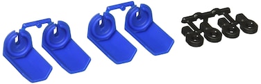 RPM Shock Shaft Guards for Traxxas and Durango 110 Scale Shocks Blue