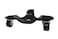 Shepherd Hardware MoveIt 9442 12Inch Steel TriDolly 300lb Load Capacity 12 Inch Black