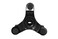 Shepherd Hardware MoveIt 9442 12Inch Steel TriDolly 300lb Load Capacity 12 Inch Black