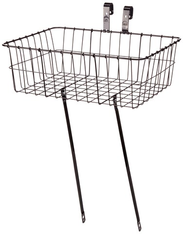 Wald 139 Front Bicycle Basket 18 x 13 x 6 Black