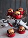 Staub Cast Iron 025qt Mini Round Cocotte  Cherry Made in France