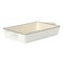 CrockPot Artisan 13 Enameled Cast Iron Lasagna Pan Matte Linen White
