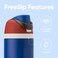 Owala Marvel FreeSip Insulated Stainless Steel Water Bottle with Straw for Sports and Travel BPAFree Sports Water Bottle 24 oz Captain America