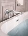 Moen WTS981 Doux Single Handle Wall Mount Filler High Flow Tub Faucet with 10 Spout Reach Chrome