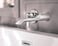 Moen WTS981 Doux Single Handle Wall Mount Filler High Flow Tub Faucet with 10 Spout Reach Chrome