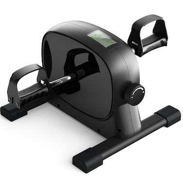 Cyclace Under Desk Bike Pedal Exerciser for ArmLeg Exercise  Portable Mini Exercise Bike Desk Cycle Leg Exerciser for HomeOffice WorkoutBlack