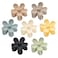 7 Pack Flower Claw Clips Hair Clips for Women and Girls 3 Medium Hair Claw Clips Matte Hair Clip Strong Neutral Hair Claws Cute Claw Clip Hair Accessories for Thin Hair