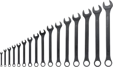 Neiko 03574A Jumbo Combination Wrench Set  16 Piece  SAE  14 to 114  Raised Panel Construction