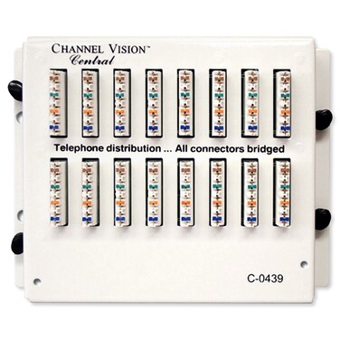 Channel Vision 4x15 110 Telephone Distribution Module C0439