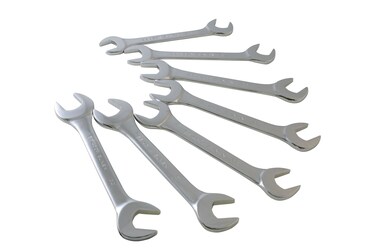 SUNEX TOOLS 9927 Jumbo Metric Angeled Wrench Set CRMO 26mm  29mm 7Piece