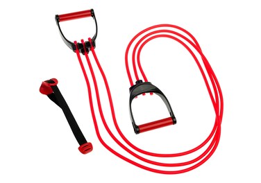 LIFELINE TNT Resistance Cable System Workout Bands 120 lbs Fully Adjustable with Handles and Door Anchor