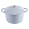 MARTHA STEWART Gatwick 7 QT Enamel Cast Iron Dutch Oven Lavender