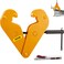 VEVOR 2200lbs1ton Capacity Beam Clamp I Beam Lifting Clamp 3Inch9Inch Opening Range Beam Clamps for Rigging Heavy Duty Steel Beam Clamp Tool Beam Hangers for Lifting Rigging Yellow