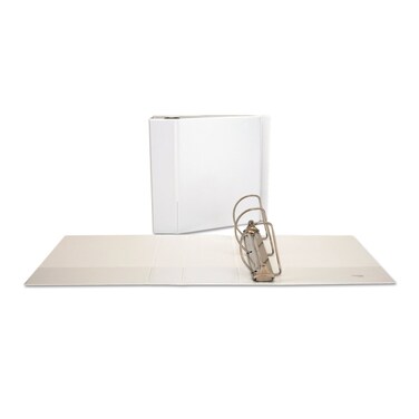 Universal UNV20997 5 in Capacity 11 in x 85 in 3SlantRing View Binder  White