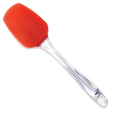 Norpro Silicone Large Scoop Spatula Red One Size As Shown