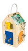 Small Foot Wooden Toys Big House of Locks with Locks Bolts Levers Hinges  Safety Chain Playset Designed for Children 3