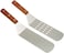 Grill Dump Truck Stainless Steel Riveted Smooth Wooden Handle Commercial Grade a Perforated Solid Spatula 2piece Set